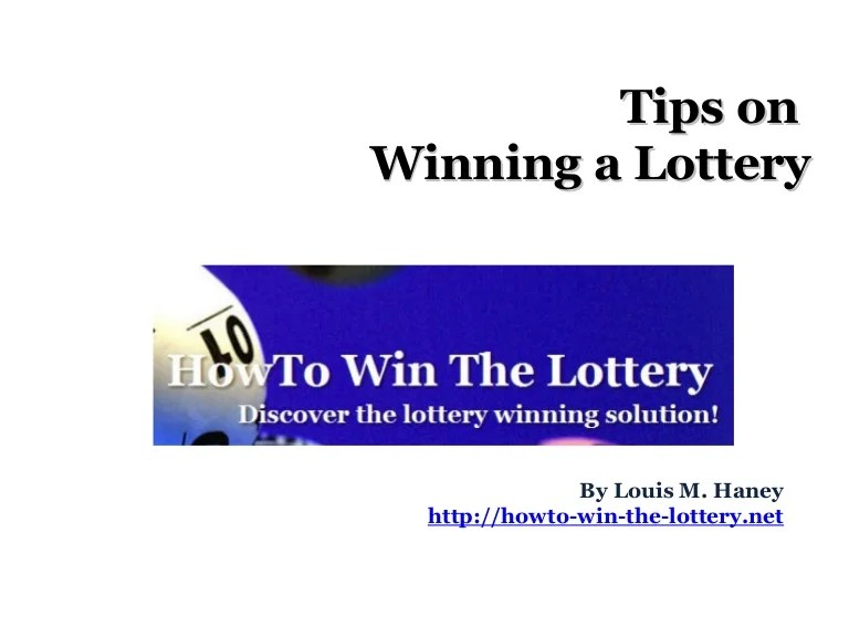 Tips lottery winning avoid lotto tricks