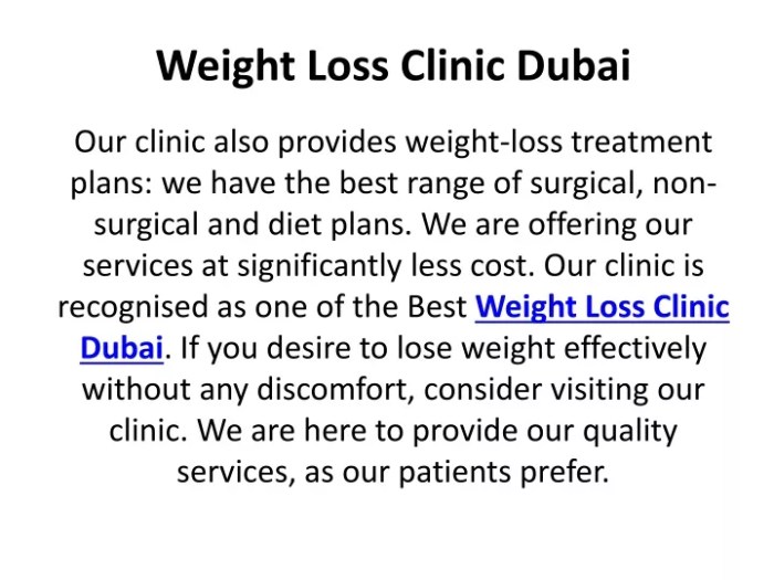 Klinik Slimming Dubai